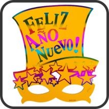 Antifaz feliz año nuevo