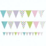 Banderin color pastel fiesta