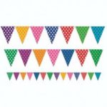Banderin polka colores