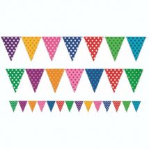 Banderin polka colores