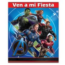 Invitacion avengers
