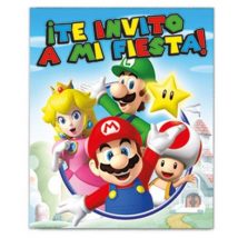Invitaciones mario bros