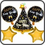 kit globos año nuevo