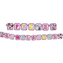 Letrero Feliz Cumpleaños Minnie Mouse