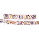 Letrero Feliz Cumpleaños Mickey Mouse