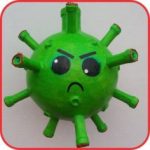 Piñata de coronavirus