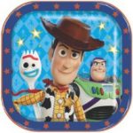 Platos toy story cuadrados