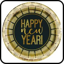 platos desechables año nuevo