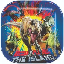 Platos de dinosaurio grande