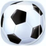 Platos Futbol Cuadrado