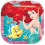 Platos Sirenita Cuadrado